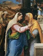 Sebastiano del Piombo Visitation Spain oil painting artist